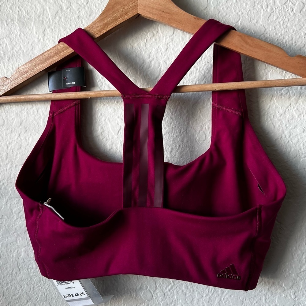 New with tags adidas Women's Training Medium Support Better 3-Stripes XS- DD - Picture 4 of 14